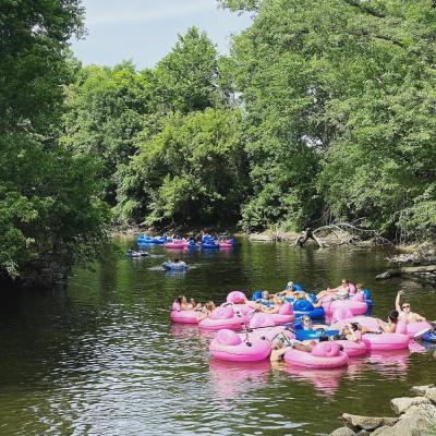river floating